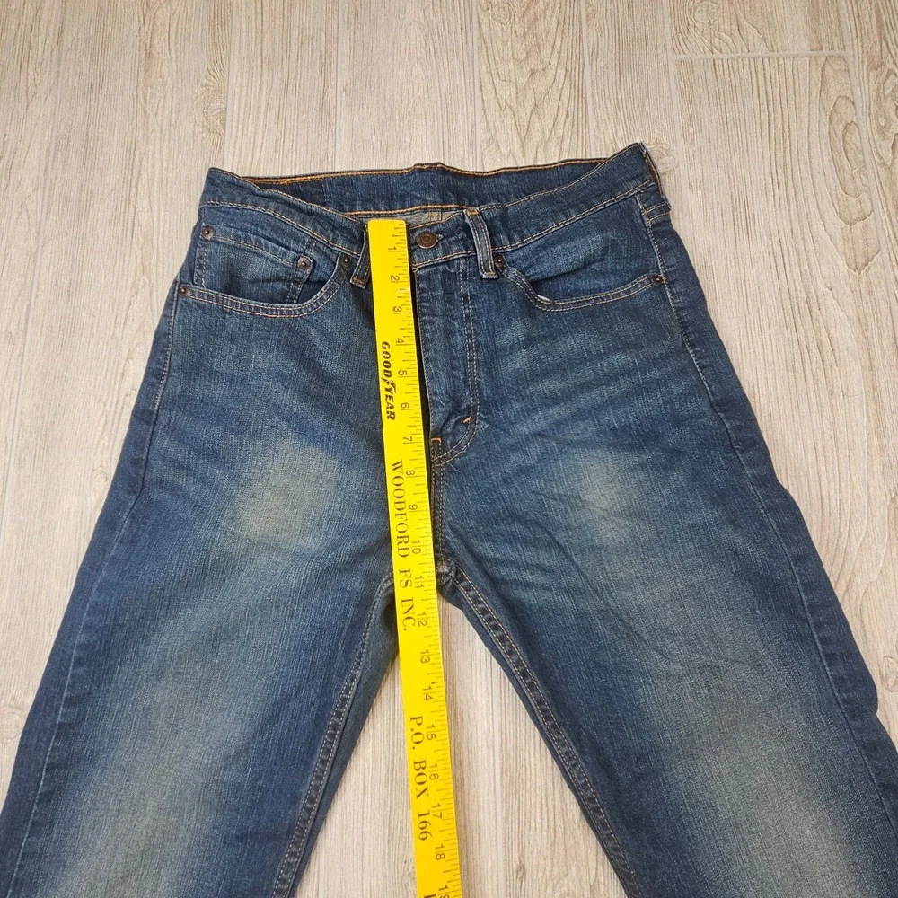 Levi's 505 Regular‎ Fit Jeans Mens W32 L30 Dark Wash Classic Denim Pants